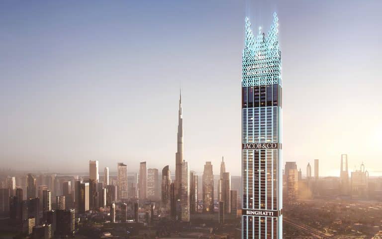 Dubai Rekoru: Burj Binghatti Dünyanın En Yüksek Rezidansı 
