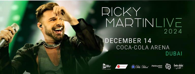 Ricky Martin 14 Aralık’ta Dubai’de Sahne Alacak!