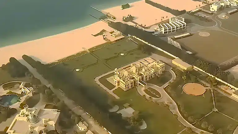 Dubai Kraliyet Ailesi Sarayı Havadan Görüntülendi